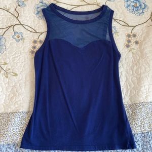 Express blue tank top